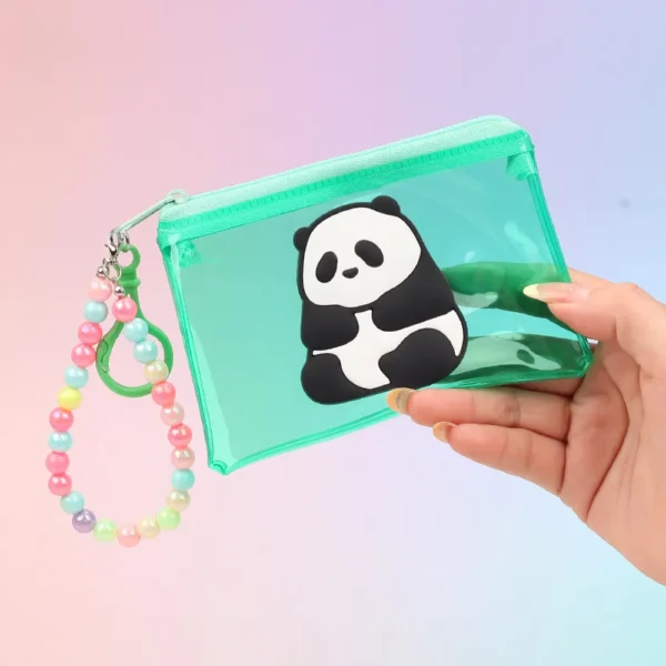 WPBGWC000226 Cute Cartoon Panda Trendy Coin Purse Card Holder Mini Bag