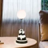 WPLSLM000367-02 Cute Panda and Moon Table Lamp Creative Bedroom Night Light