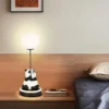 WPLSLM000367-03 Cute Panda and Moon Table Lamp Creative Bedroom Night Light