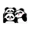 WPHHCR000297-0300-03 Cute Panda Bathroom Rug Quick-Dry Absorbent Non-Slip Bath Mat