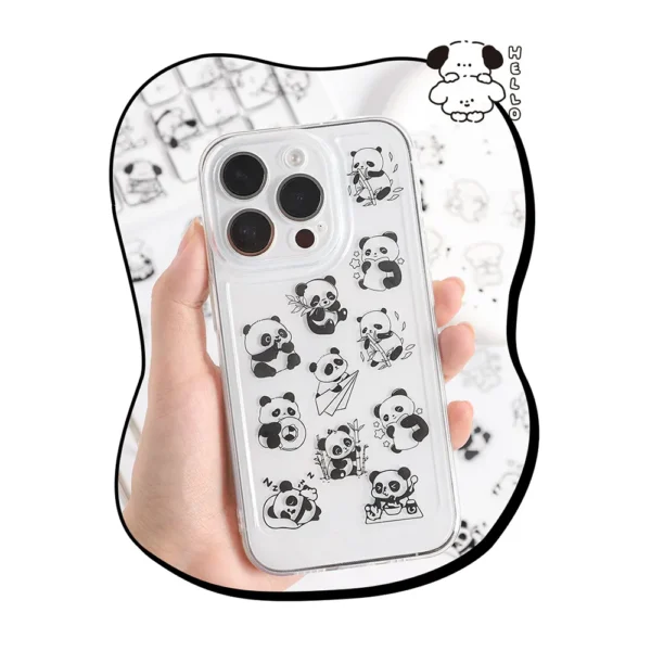 WPDCSK000287-02 Cute Panda Creative Sticker Set for Journaling Decoration