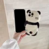 WPASPC001152-1167-03 Cute Shiny Panda Back Shaped Cartoon Apple iPhone Case