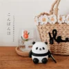 Giant Panda Shaped Soft Silicone Apple AirPods Protective Case