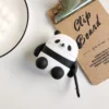 Giant Panda Shaped Soft Silicone Apple AirPods Protective Case
