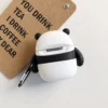 Giant Panda Shaped Soft Silicone Apple AirPods Protective Case