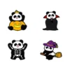 WPDCFM000288-0291-04 Halloween Panda Gift Badge Backpack Decor Fun Brooch Pin