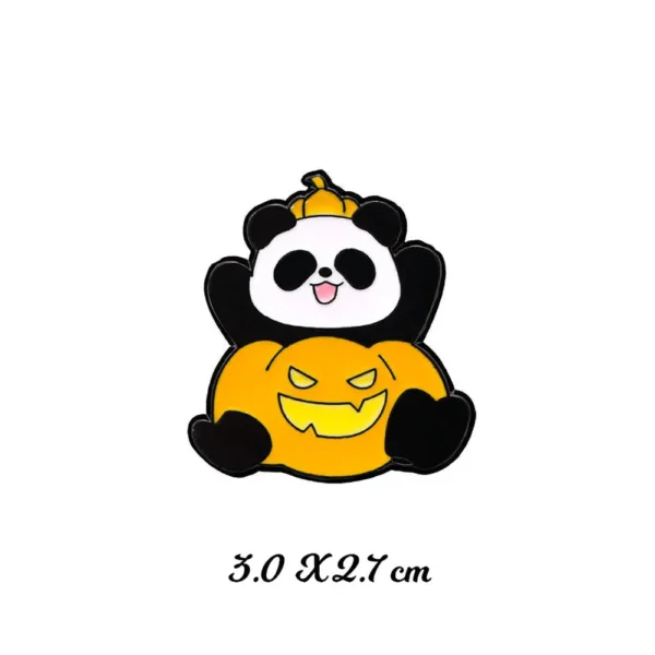 WPDCFM000288 Halloween Panda Gift Badge Backpack Decor Fun Brooch Pin