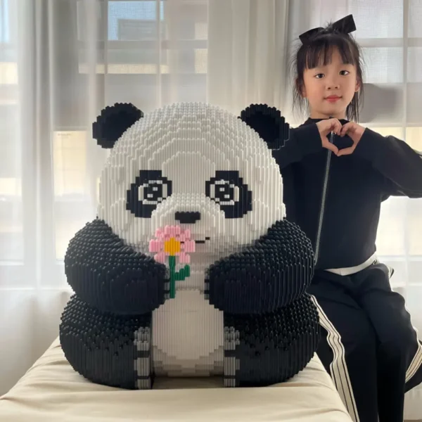 Large Panda Hua Hua Building Blocks 3D Puzzle Educational Toy