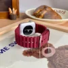Laser-Engraved Panda Pattern Silicone Apple Watch Band