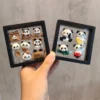 Multi-style Cute Panda Fridge Magnet Cultural Souvenir Gift Set