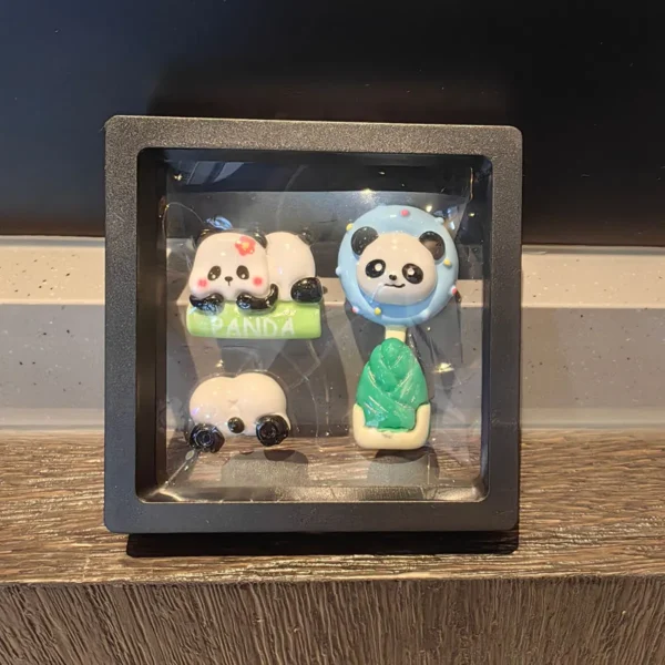 Multi-style Cute Panda Fridge Magnet Cultural Souvenir Gift Set