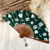 WPLSFN000372-03 Panda Pattern Chinese Traditional Folding Fan Portable Cultural