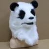 WPCTHAHW0731-03 Plush Glowing Panda Headwrap Halloween Mask Scary Prop