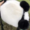 WPBGBP000224-0225-02 Realistic Cute Panda Plush Shoulder Bag Crossbody Bag Gift
