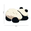 WPASMP001172-05 Stretching Panda Cute Mouse Pad Non-Slip Desk Mat