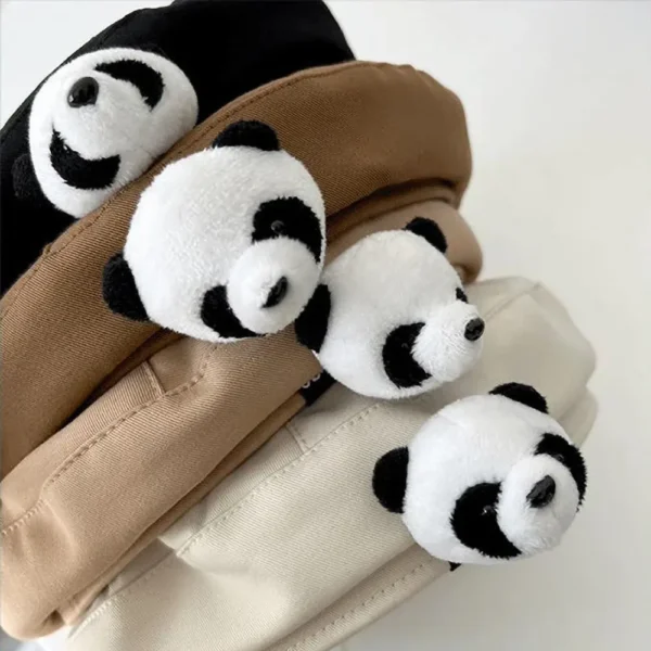 WPCTHABR0734-0737-02 Sweet Cute Panda Beret for Women Fashionable Versatile Hat