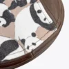WPCTHABR0732-0733-02 Vintage Patchwork Panda Design Beret Street Fashion Hat