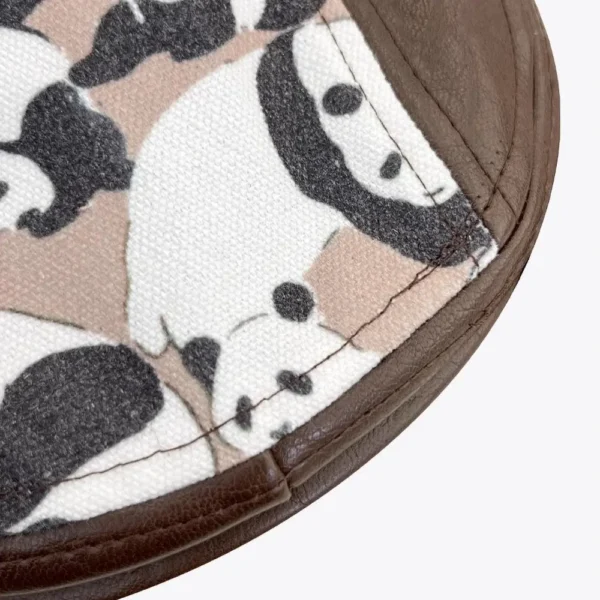 WPCTHABR0732-0733-02 Vintage Patchwork Panda Design Beret Street Fashion Hat