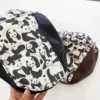 WPCTHABR0732-0733-04 Vintage Patchwork Panda Design Beret Street Fashion Hat